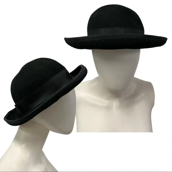 Bollman Hat Co | Accessories | Vintage Womens Doeskin Black  display picture 2
